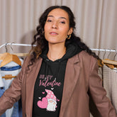 Pink Be My Valentine Gnome Hoodie | Eco-Friendly Comfort, Hoodies, $ 60.50, A Moment Of Now™
